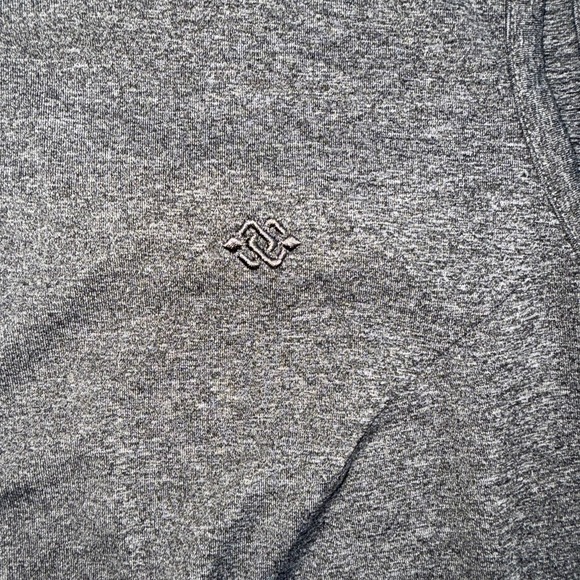 Mofiz Women Grey‎ 1/4 Button Sleeveless Top L - Picture 2 of 7